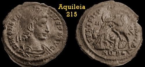 Aquileia RIC VIII 215 Constantius II AE18