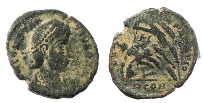 Arles RIC VIII 269 Constantius II, AE19, Arles