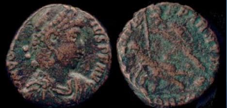 Constantinople RIC VIII 118 Constantius II AE follis
