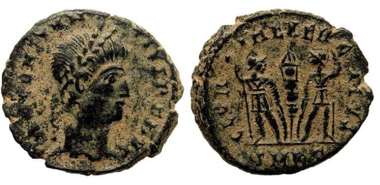 Cyzicus RIC VIII 10 Constantius II, AE4, Cyzicus