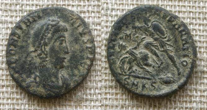 Cyzicus RIC VIII 115 Constantius II, AE follis, Cyzicus