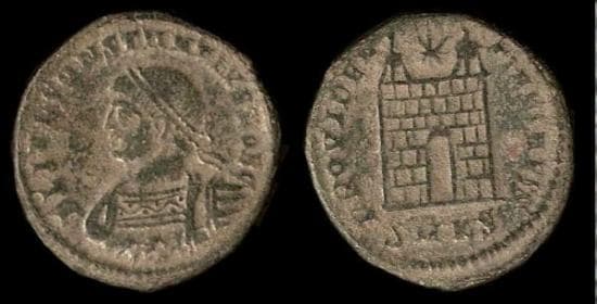 Cyzicus RIC VII 64 Constantius II AE follis