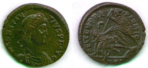 Cyzicus RIC VIII 96 Constantius II AE2