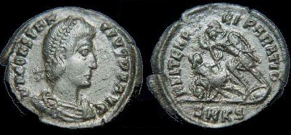 Cyzicus RIC VIII 104/110 Constantius II AE follis