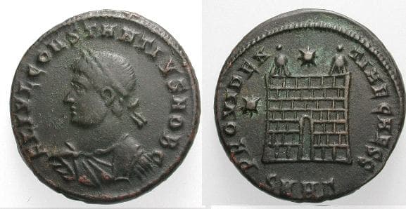 Heraclea RIC VII 108 Constantius II AE follis