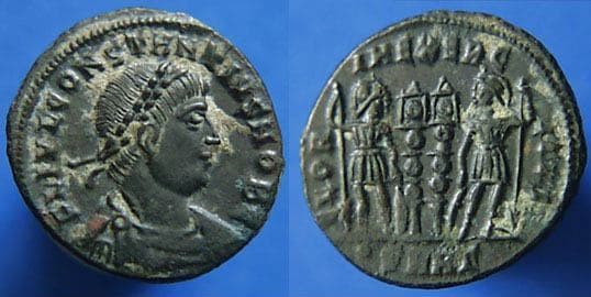 Heraclea RIC VIII 118 Constantius II AE follis