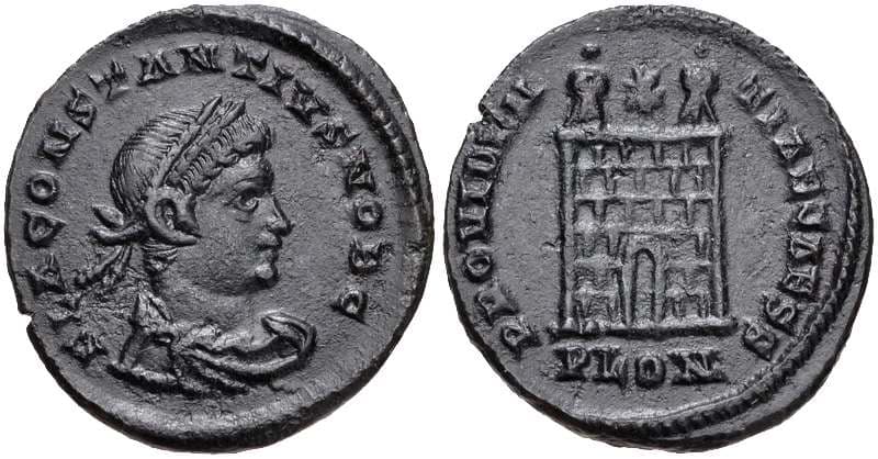 London RIC VII 297 Constantius II AE Follis, London