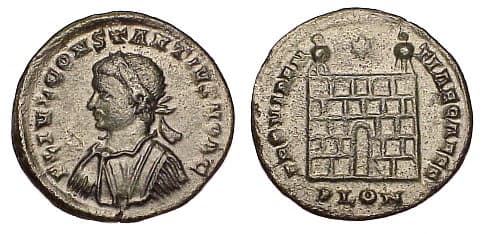 London RIC VII 298 Sear'88 #3985 Constantius II AE follis