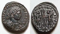 Lyons RIC VII 255 Constantius II, Caesar