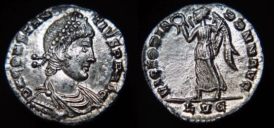 Lyons RIC VIII 214 Constantius II Siliqua