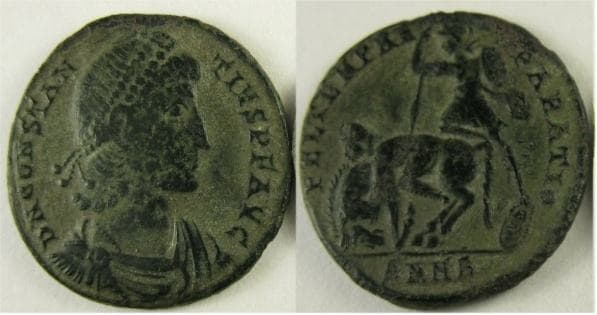 Nicomedia RIC VIII 65v Constantius II, AE follis, Nicomedia