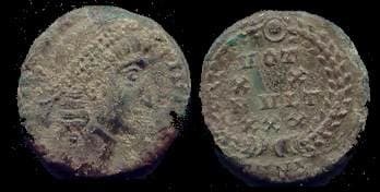 Nicomedia RIC VIII 49 Constantius II AE15