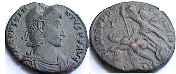 Nicomedia RIC VIII 84,B Constantius II AE22