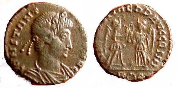 Rome RIC VIII 87 Constantius II, AE4 of Rome