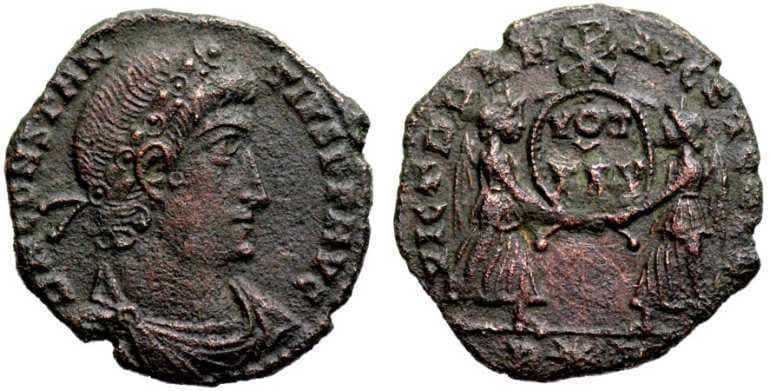 Rome RIC VIII 252 Constantius II, AE follis, 19mm, 3