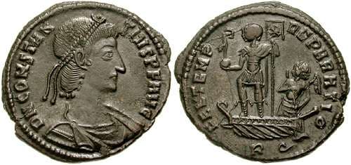 Rome RIC VII 107 Constantius II AE 23mm