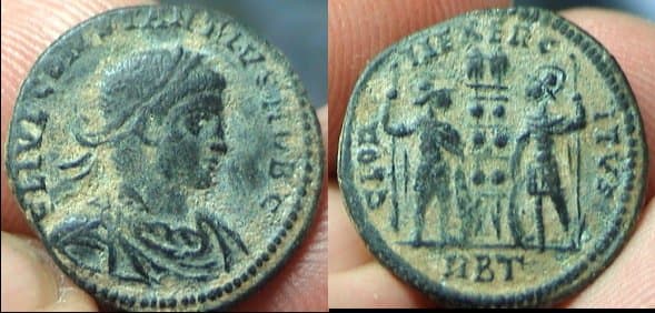 Rome RIC VII 337 Constantius II AE follis