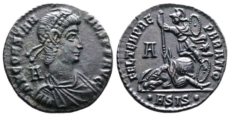 Siscia RIC VIII 258,A Constantius II AE3 of Siscia