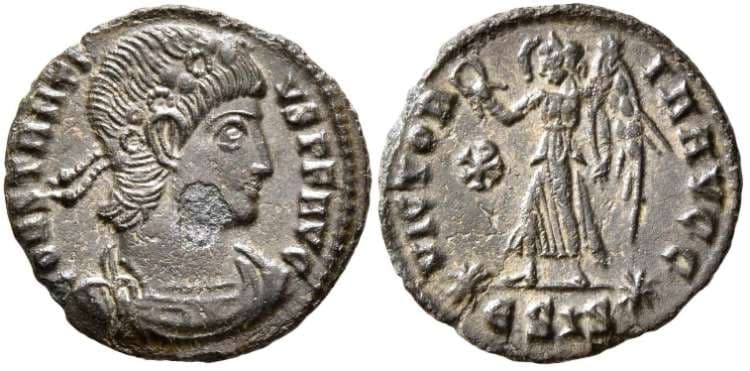 Siscia RIC VIII 176 Constantius II AE17