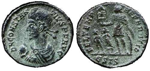 Siscia RIC VIII 223 Constantius II AE Centenionolis