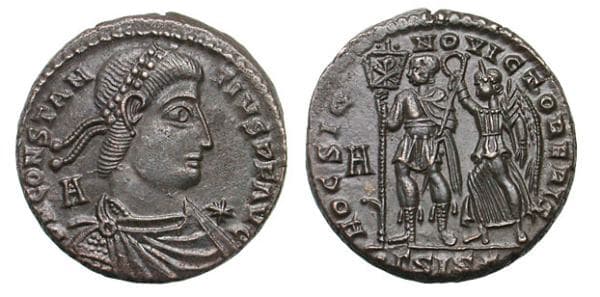Siscia RIC VIII 291 Constantius II AE 22mm