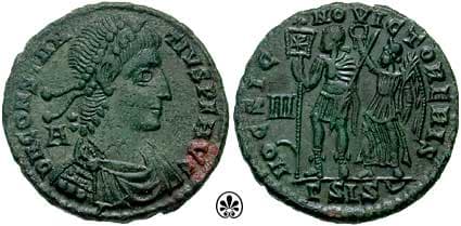 Siscia RIC VIII 304,B as below Text