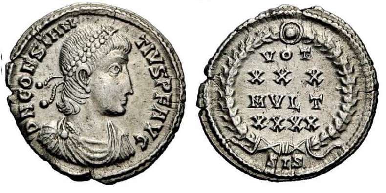 Siscia RIC VIII 324 Constantius II AR Siliqua