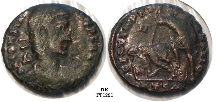Thessalonica RIC VIII 184, Δ Constantius II, AE follis of Thessalonica