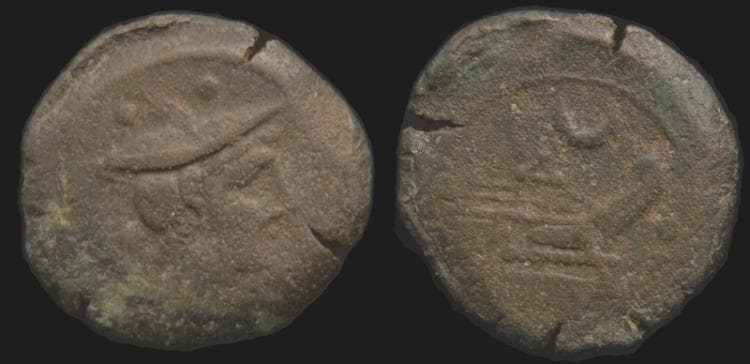 Crawford 137[6] Roman Republic AE Sextans, 20