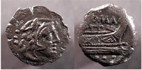 Crawford 339[4a] Sear 1195 Anonymous, AE quadrans, (3