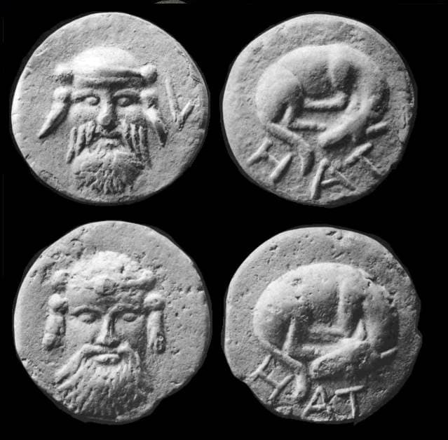 Haeberlin 55 Anonymous cast AE As Grave, Hatria, Picenum, ca