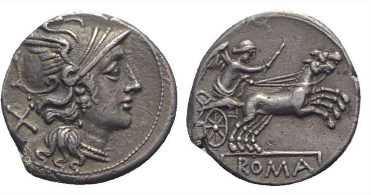 RSC 6 Sear 76 Anonymous AR denarius