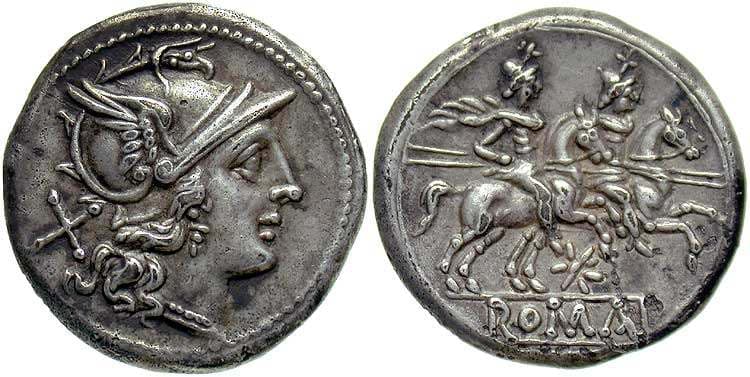 RSC 20gg Sear 54 Anonymous Denarius