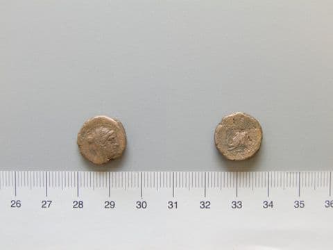 Coin of Antiochus IV Epiphanes, from Antioch, Yale University Art Gallery, inv. 1938.6000.1360