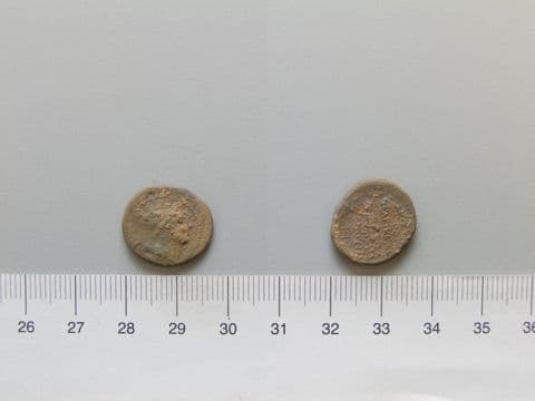 Coin of Antiochus IV Epiphanes, from Antioch, Yale University Art Gallery, inv. 1938.6000.2772
