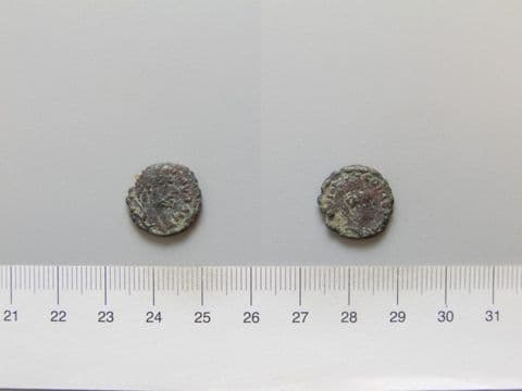 Coin of Caracalla, Roman Emperor, from Carrhae, Yale University Art Gallery, inv. 1938.6000.2485