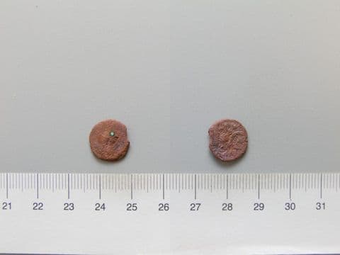Coin of Commodus, Emperor of Rome, from Carrhae, Yale University Art Gallery, inv. 1938.6000.2592