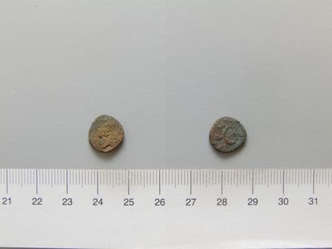 Coin of Commodus, Emperor of Rome, from Carrhae, Yale University Art Gallery, inv. 1938.6000.2595