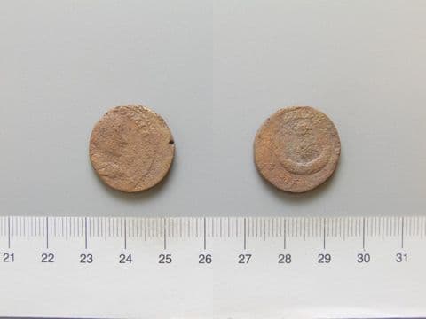 Coin of Gordian I, from Carrhae, Yale University Art Gallery, inv. 1938.6000.2500