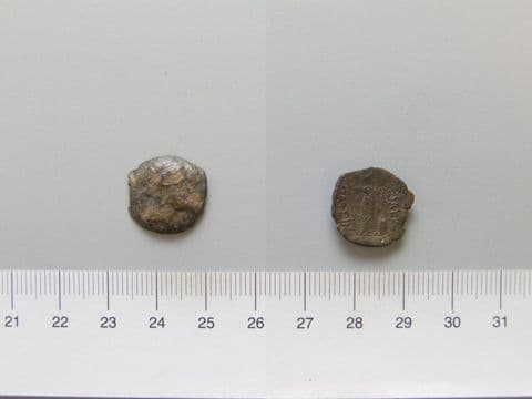 Coin of Hyspaosines I, from Characene, Yale University Art Gallery, inv. 1938.6000.2039