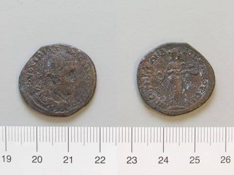 Coin of Maximinus I, Emperor of Rome, from Nicomedia, Yale University Art Gallery, inv. 1938.6000.2874