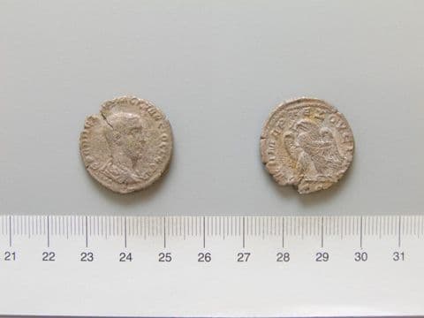 Tetradrachm of Herennius Etruscus, Emperor of Rome, Yale University Art Gallery, inv. 1938.6000.1908