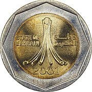 500 Fils 0.500 BHD = JPY 207