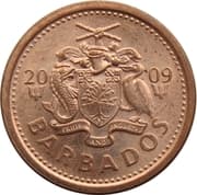 1 Cent 0.01 BBD = JPY 0.78