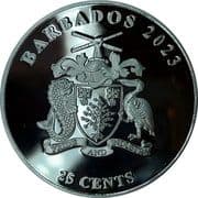 25 Cents 0.25 BBD = JPY 20