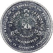 50 Francs 50 BIF = JPY 2.64