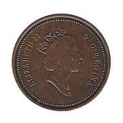 1 Cent 0.01 CAD = JPY 1.17