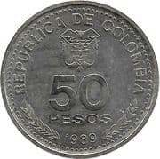 50 Pesos 50 COP = JPY 2.11