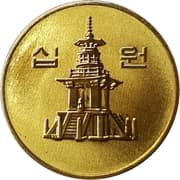 10 Won 10 KRW = JPY 1.08