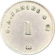 1 Cent - C.A. Daniel and Co. - Danish West Indies (1730-1917)